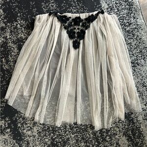 Poetry tulle overlay top